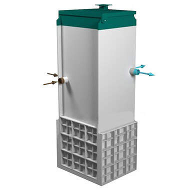 Септик Mezler aero 7 un, компрессорная горизонтальная